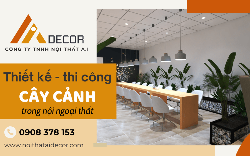 thiết kế thi công cây cảnh