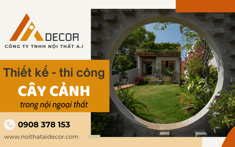 thiết kế thi công cây cảnh